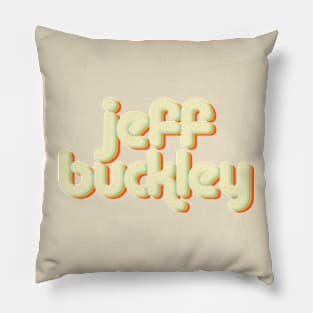 vintage color jeff buckley Pillow