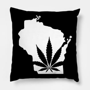 Proud Wisconsin Hemp Farmer Pillow