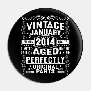 10 Year Old January 2014 Limited Edition 10th Birthday Pin