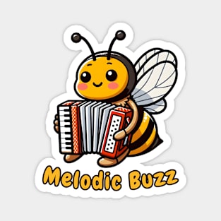 Bee accordion Magnet