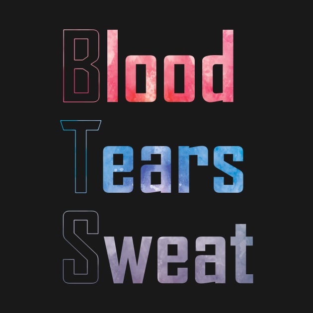 BTS - Blood, Sweat and Tears (watercolours) | Army | Kpop by Vane22april