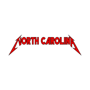 Nort Carolina - Typography Art T-Shirt
