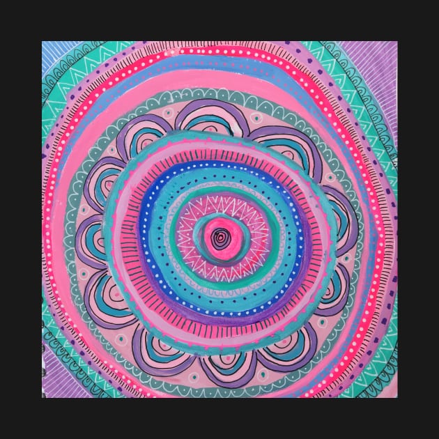 Pink Mandala by MyCraftyNell