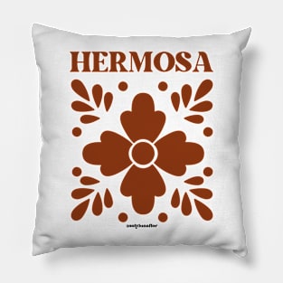 Hermosa t shirt mexican art work, hispanic, latina design Pillow