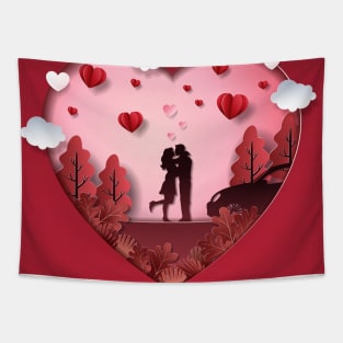 Valentine Love Relationship Tapestry