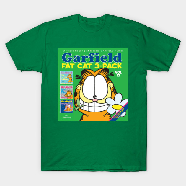 Garfield Fat Cat 3 Pack Vol 12 Garfield T Shirt Teepublic