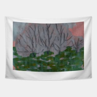 Rose sunset Tapestry