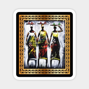 African Women, African artwork, Black History Magnet