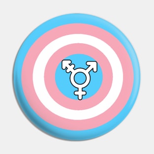 Transgender Shield Pin