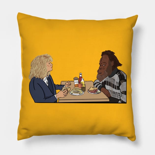 When Sally Met Harry... Pillow by PlasticandPlush