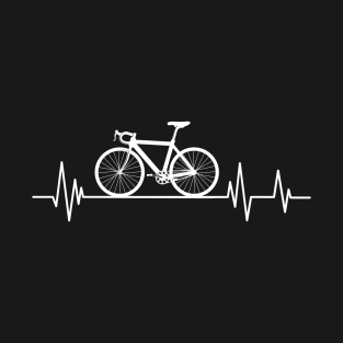 Bicycle Heartbeat,Cyclist Biker Heartbeat Biking ,cycling lovers T-Shirt