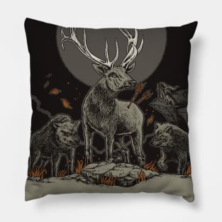 Full Moon Hunt Pillow