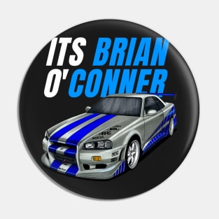 It's Brian o'Conner { fast and furious Paul walker's Skyline } Pin