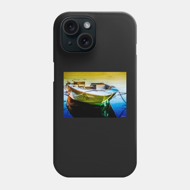 Sunset on a Boat Phone Case by kenmo