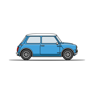 Classic Mini Cooper - Blue T-Shirt