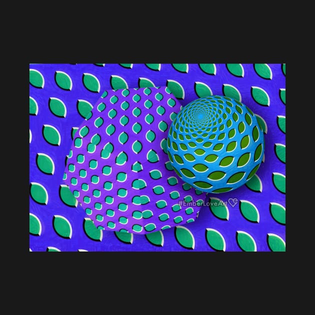 trippy op-art by EmberLoveArt