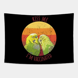 Kiss Me I'm Vaccinated Tapestry