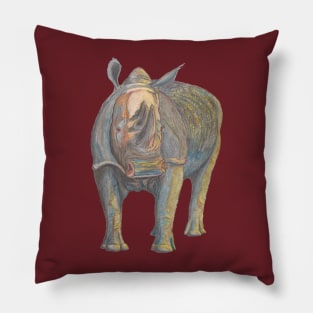 Crash of Rhinos Scaler General Tuff Pillow