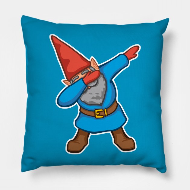 Dabbing Garden Gnome Pillow by MerchFrontier