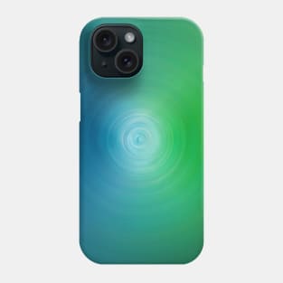 Blue and Green Gradation Phone Case