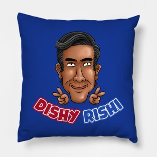 Dishy Rishi Sunak Victory Sign Pillow