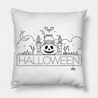 Halloween Typography Pillow