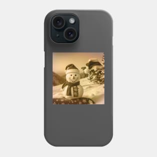 A Joyful Holyday In The Snow Phone Case