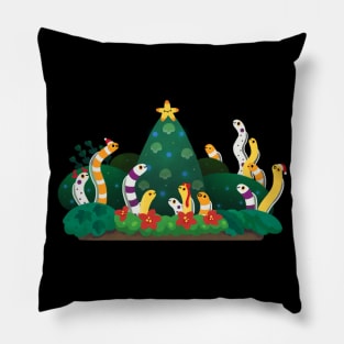 Christmas garden eel Pillow