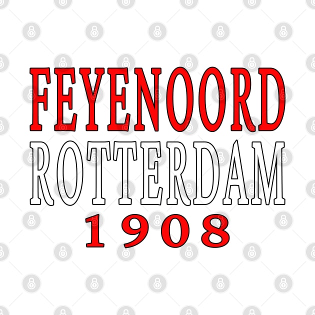 Feyenoord Rotterdam 1908 Classic by Medo Creations