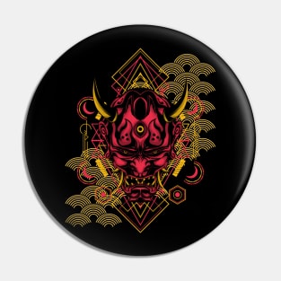 oni mask Pin