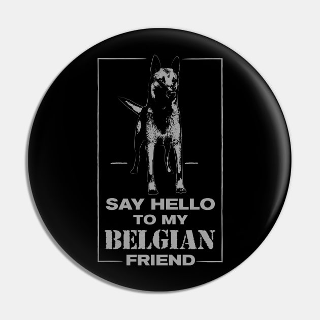 Malinois - Belgian shepherd -Mechelaar Pin by Nartissima