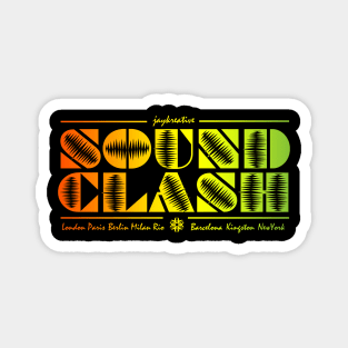 Sound Clash Tee Reggae Magnet