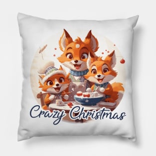 Crazy Christmas Pillow