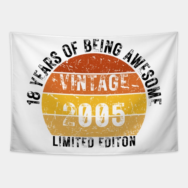 18 years of being awesome limited editon 2005 Tapestry by HandrisKarwa