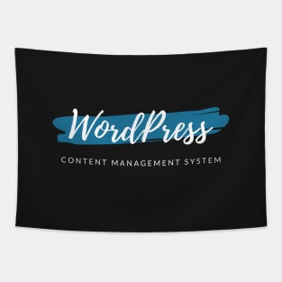 WordPress Content Management System Paint Smear Tapestry