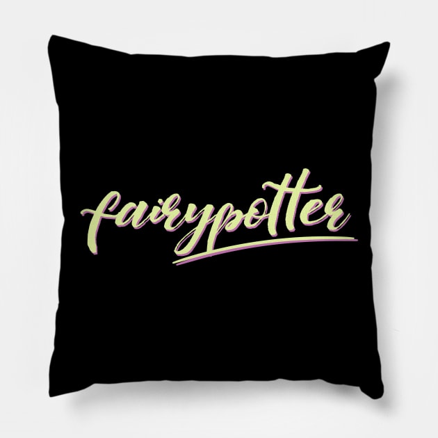 Fairy Potter Pillow by Teequeque