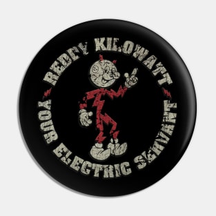 STONE TEXTURE - REDDY KILOWATT Pin