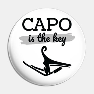 Capo is the Key Capo Light Theme Pin