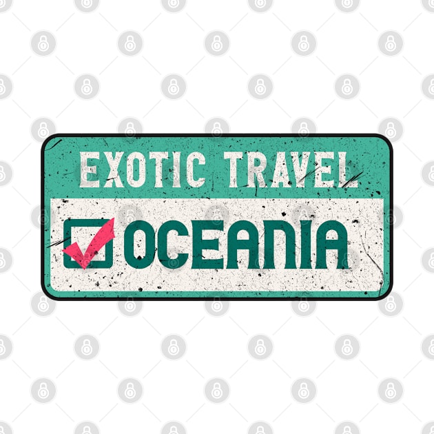 Oceania travel list by SerenityByAlex