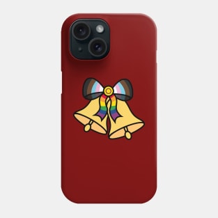 Pride Ribbon with Christmas bells Phone Case