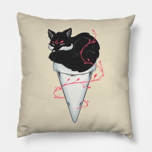 Ice Cream Fox Pillow