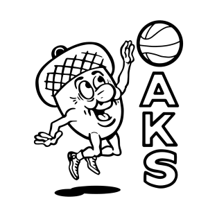 Defunct Oakland Oaks ABA Basketball T-Shirt