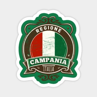 Region Campania Italia - Original Retro Design Magnet