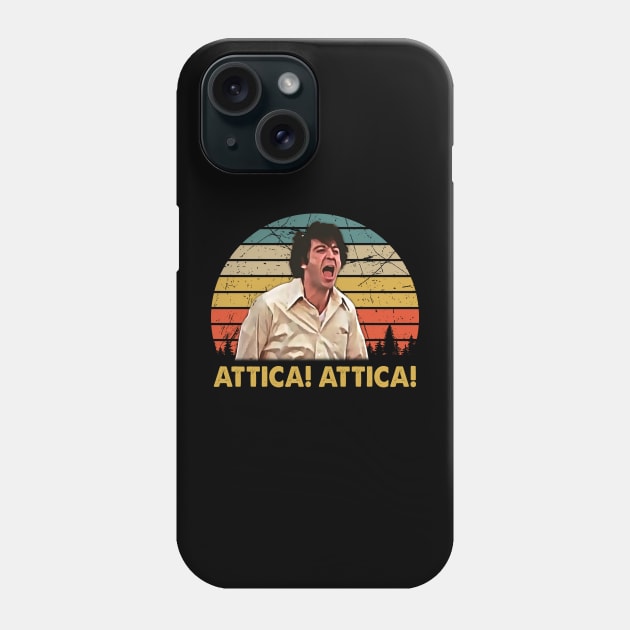 Funny Men Attica Dog Quote Vintage Phone Case by Crazy Cat Style