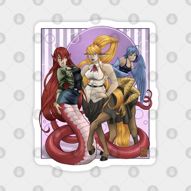 Monster Musume Magnet by jpowersart