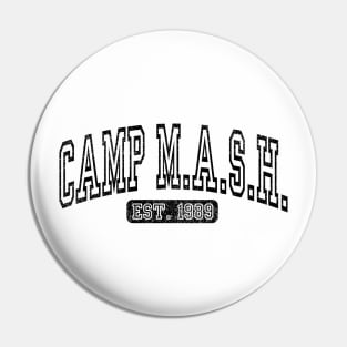 Camp Mash Varsity Yearbook Black Pin