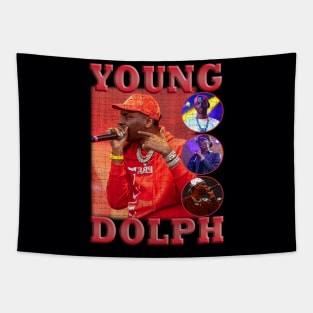 Retro Papper Gangster Tapestry