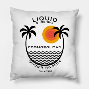 Cosmopolitan - Liquid summer 1987 Pillow