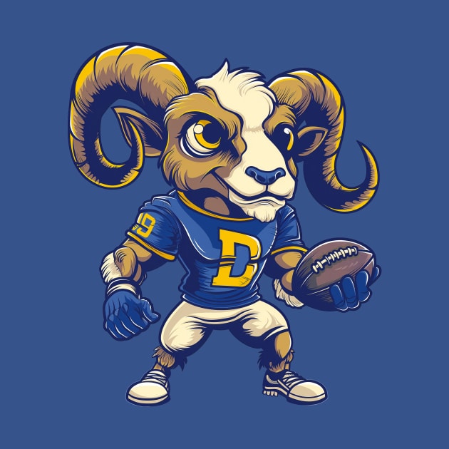 Bighorns Rams American Football by Wintrly