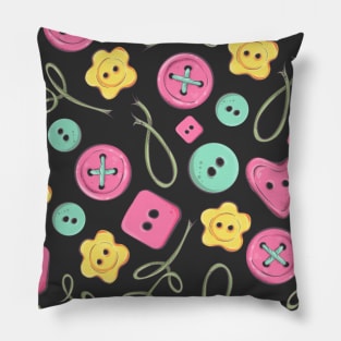 Crafters Love Pattern Pillow